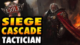 [POE2] SIEGE CASCADE Tactician - Path of Exile 2 Build Guide