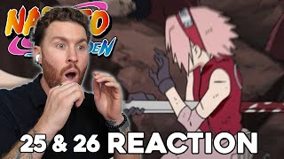 NO! SAKURA... | His First Time Watching Naruto Shippuden! | Episode 25-26 Reaction