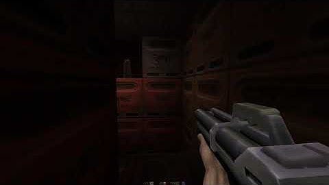 Quake2 GROUND ZERO - UNIT 2 - Waterfront Storage - Secret 2/4 (timed, read description)