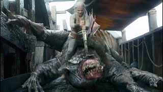 Geralt and Ciri VS Aeschna  Ship Monster Fight Scene |The Witcher Season 3