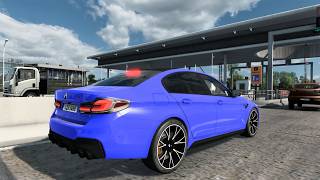 [ETS2] 2023 BMW M5 CS | Euro Truck Simulator 2 [Steering Wheel Game Play] #ets2