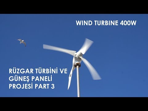 Video: 400 watt rüzgar türbini ne kadar güç üretir?
