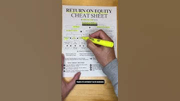 Spiekbriefje voor rendement op eigen vermogen