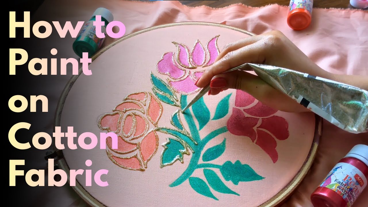 How to use Aero Pearl Colors on Cotton Fabric