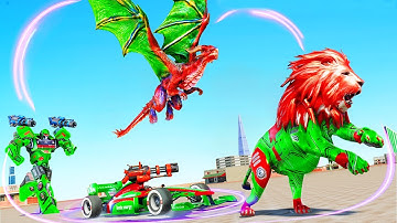 Dragon Robot Transformation Game, Cars Robot Transform Wars, Android Gameplay