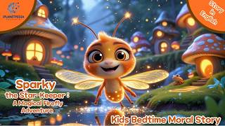Sparky The Star Keeper A magical Firefly adventure | Moral Bedtime Stories @iPlanetPedia #kids