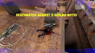 UT99 - Deathmatch Against 5 Godlike Bots!