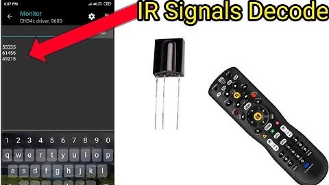 How to Decode IR remote Singnel Using Arduino | IR Signals Decode Using Smartphone