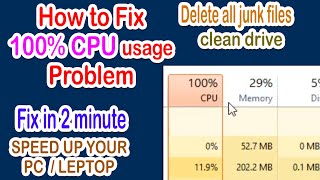 How to fix 100% cpu usages | Boost Processor speed - cool ashraf kota screenshot 3