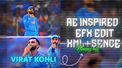 Virat kohli badass preset || Ae inspired alightmotion badass preset xml video ||#viratkohli