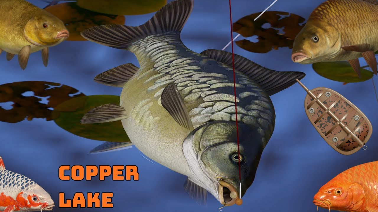 Dwa spoty na miedzianym Copper Lake (132) | Russian Fishing 4 RF4