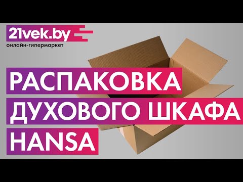 Распаковка — Электрический духовой шкаф Hansa BOES68181