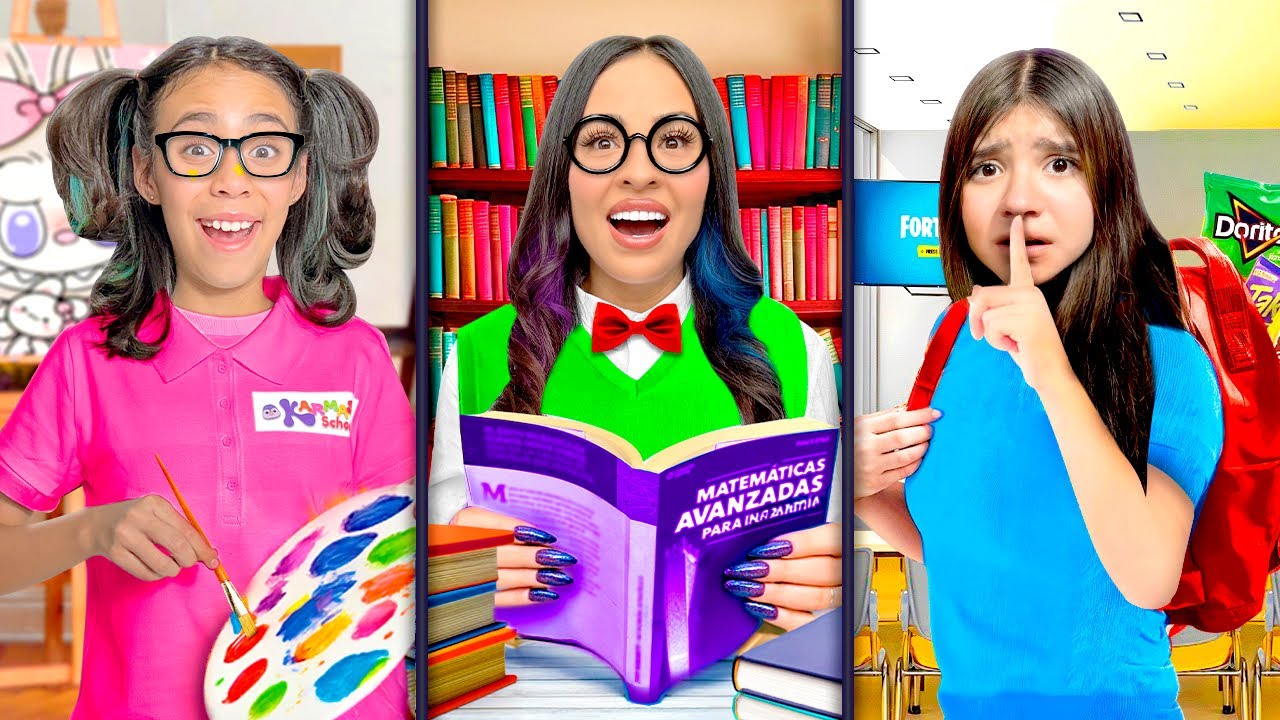 TIPOS DE PERSONAS EN EL COLEGIO!!