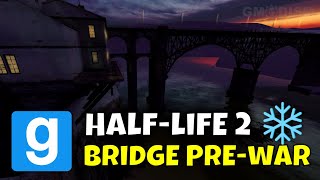 HL2 Coast Bridge Pre-war Snow & Night - Garry's Mod Map Review