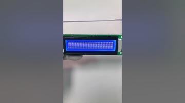 2002 Character dot matrix LCD module, blue#electronic