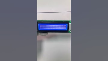 2002 Character dot matrix LCD module, blue#electronic