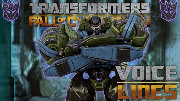 Transformers: Fall of Cybertron - Onslaught Voice Lines