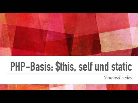 Video: Was nützt das in PHP?