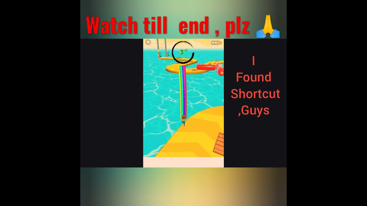 Shortcut Run game - pro player | must watch till end | 