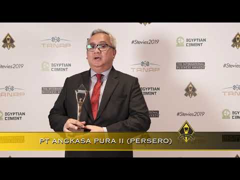 PT ANGKASA PURA II PERSERO wins a Stevie® Award in The 2019 International Business Awards