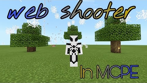 SPIDERMAN WEB SHOOTER TRICK IN MCPE/ command block