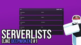 Code Deepwoken-like Serverlists | pt 1
