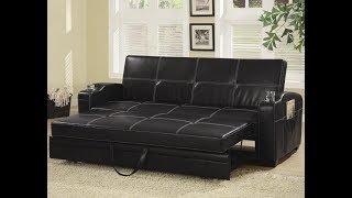 Leather Sectional Sofa Bed