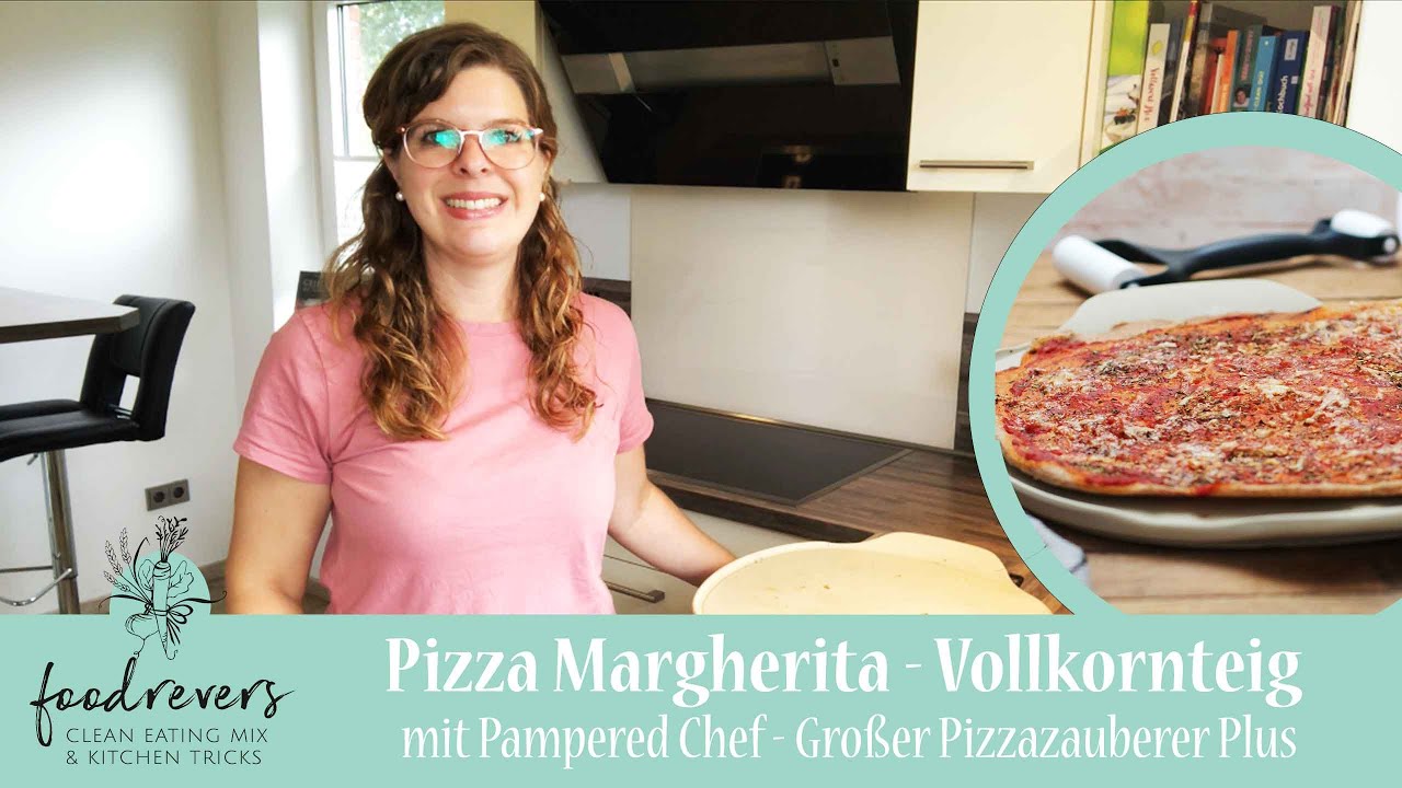 Vollkorn Pizza Margherita - Großer Pizzazauberer Plus Pampered Chef