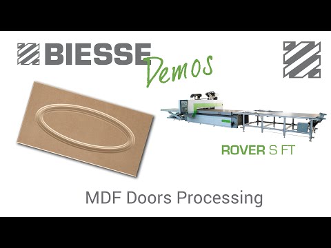 See Rover S FT processing MDF doors.With the automatic loading and unloading system the machine can be controlled by just one operator which can perform addi...