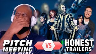Beetlejuice Beetlejuice - Pitch Meeting Vs. Honest Trailer Reaction