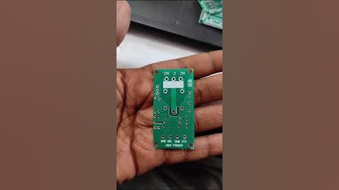 PCB FOR 1 channel RELAY MODULE with optocoupler input #diy #electronics