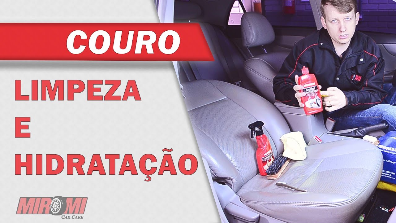 Aprenda aqui como limpar couro e como hidratar couro YouTube
