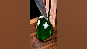 Cutting glass fruit mango ASMR #shorts  #asmr #satisfying