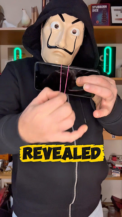 Simple trick with rubber band and smartphone 🪄 #tricks #tutorial #magictricks #magic #foryou #shorts