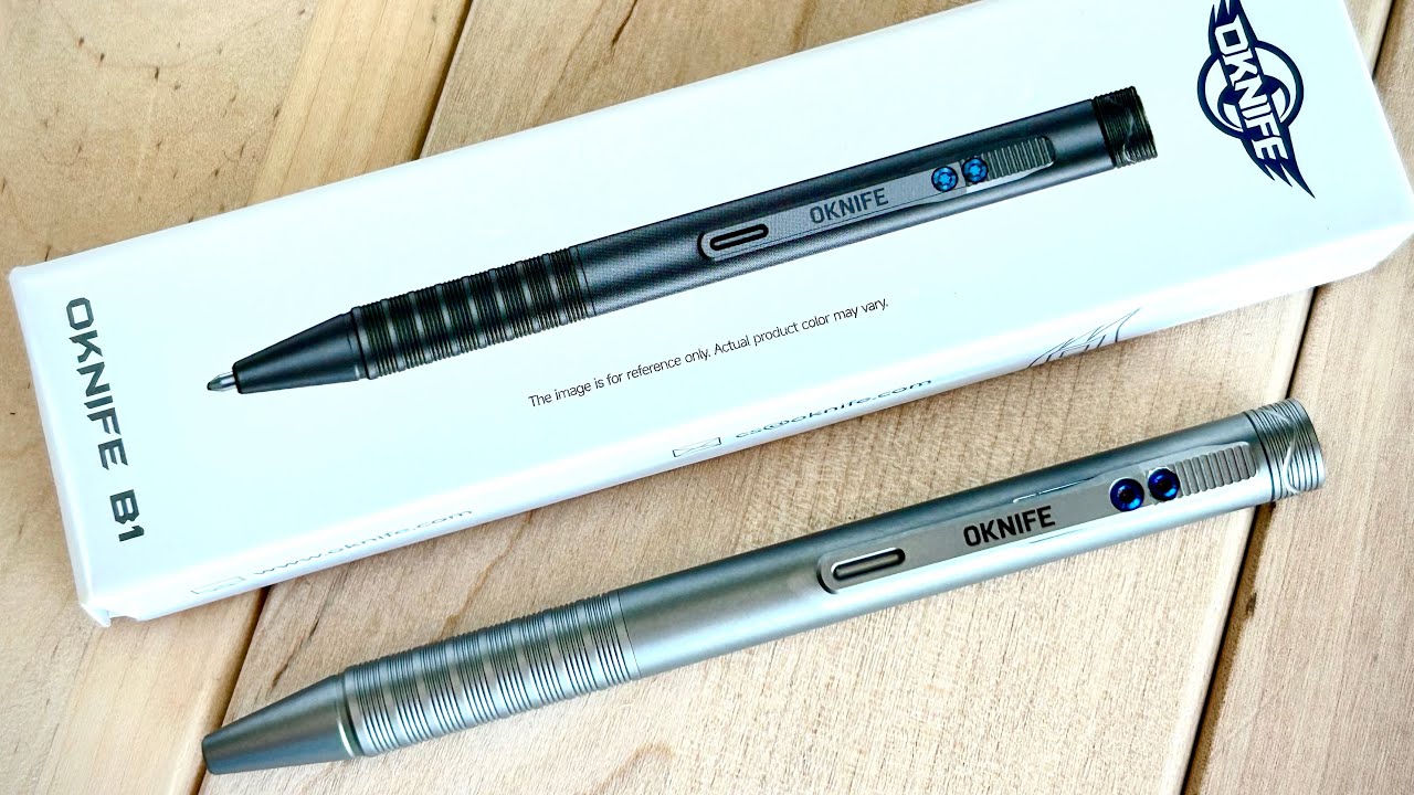 Unboxing - The NEW OKNIFE B1 Fidget Spinner Titanium Pen, from