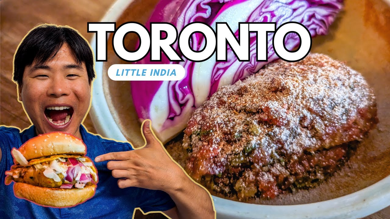 Toronto Food Tour in Little India! My first DESI BURGER!