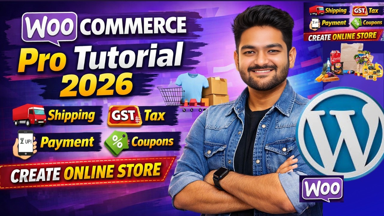 WooCommerce Tutorial Hindi 2026 | Complete WooCommerce Settings Step by ...