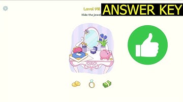 Dop 3 LEVEL 145 Hide the jewels (ANSWER KEY) DOP 3 Displace One Part Gameplay - Walkthrough Solution