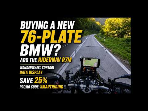 RIDERNAV R7M FOR YOUR NEW BMW MOTORCYCLE IN UK.