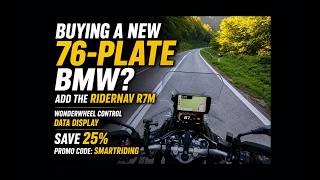 RIDERNAV R7M FOR YOUR NEW BMW MOTORCYCLE IN UK.