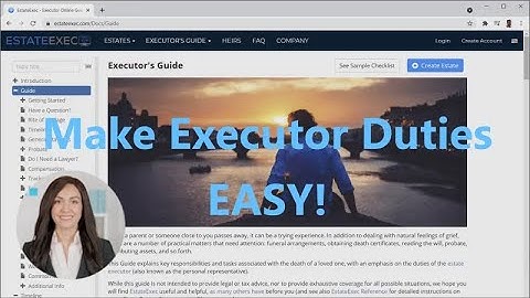 EstateExec Makes Executor Duties EASY!