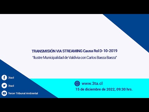 Transmisión causa D-10-2021
