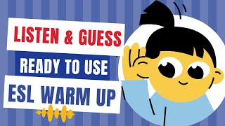 Listen and guess! FUN QUICK warm up activity for beginners! ESL screenshot 2