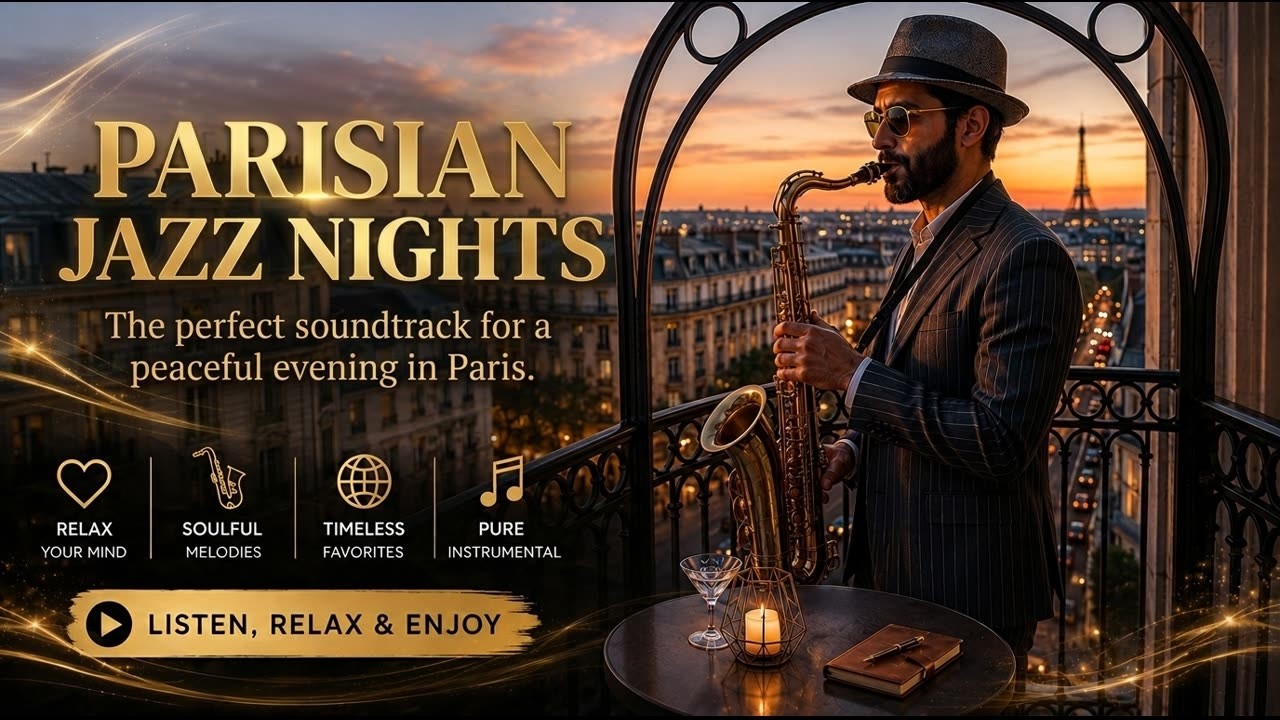 Golden Hour Jazz Lounge | Smooth Saxophone Music for Relaxation ...