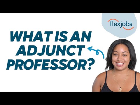 Video: Vad är en adjungerad professor?