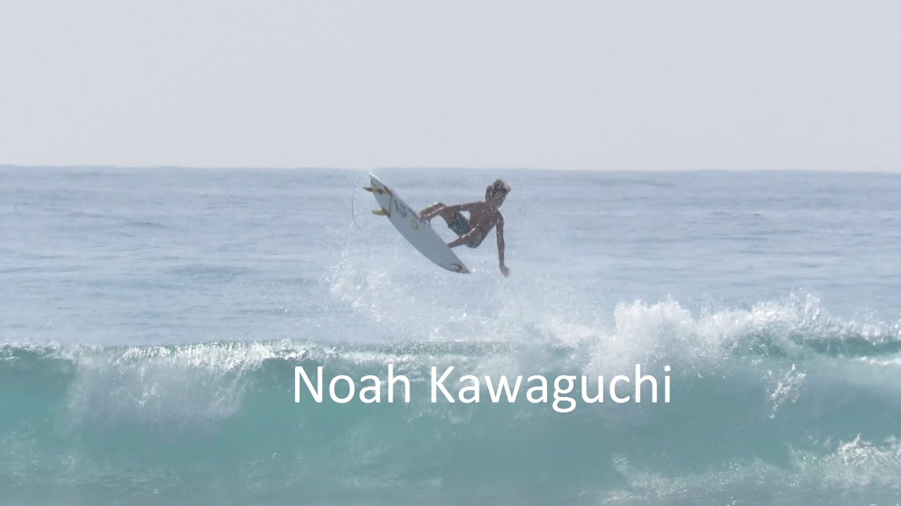 Noah Kawaguchi Hawaii surfer YouTube