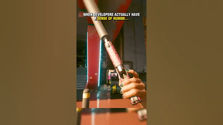 When Developers have a Sense of Humor #shorts #cyberpunk