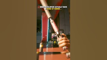 When Developers have a Sense of Humor #shorts #cyberpunk