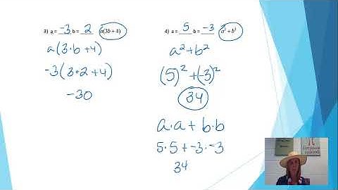 evaluating variable expressions