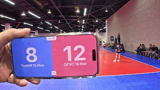 FoothillVBC 16 Blue vs OCVC BC 16 Red Set 1 5/26/26